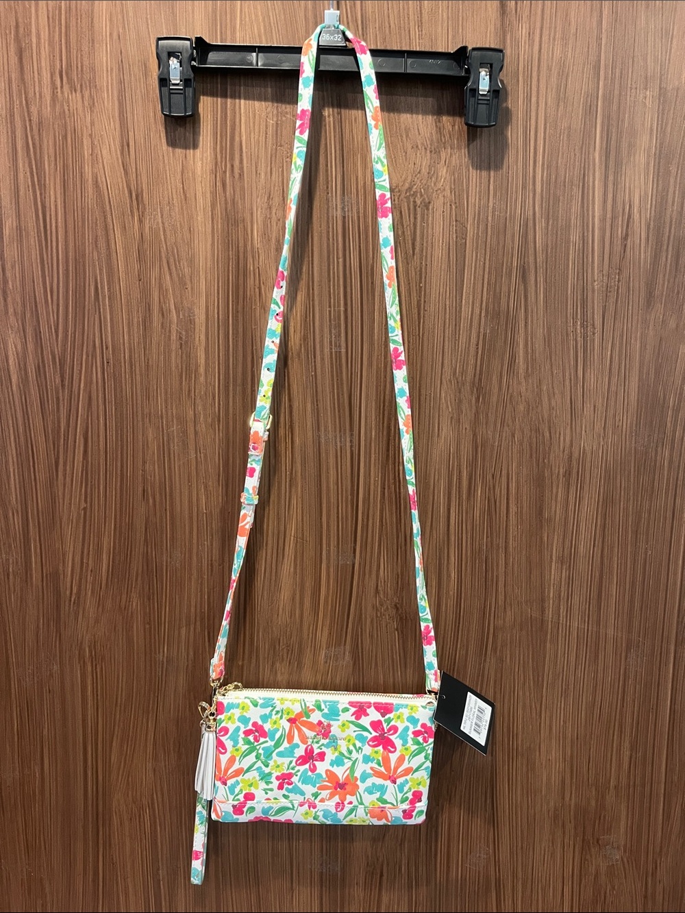 Nanette Lepore Summer Floral Whimsy Crossbody Wristlet NWT - Picture 5 of 12